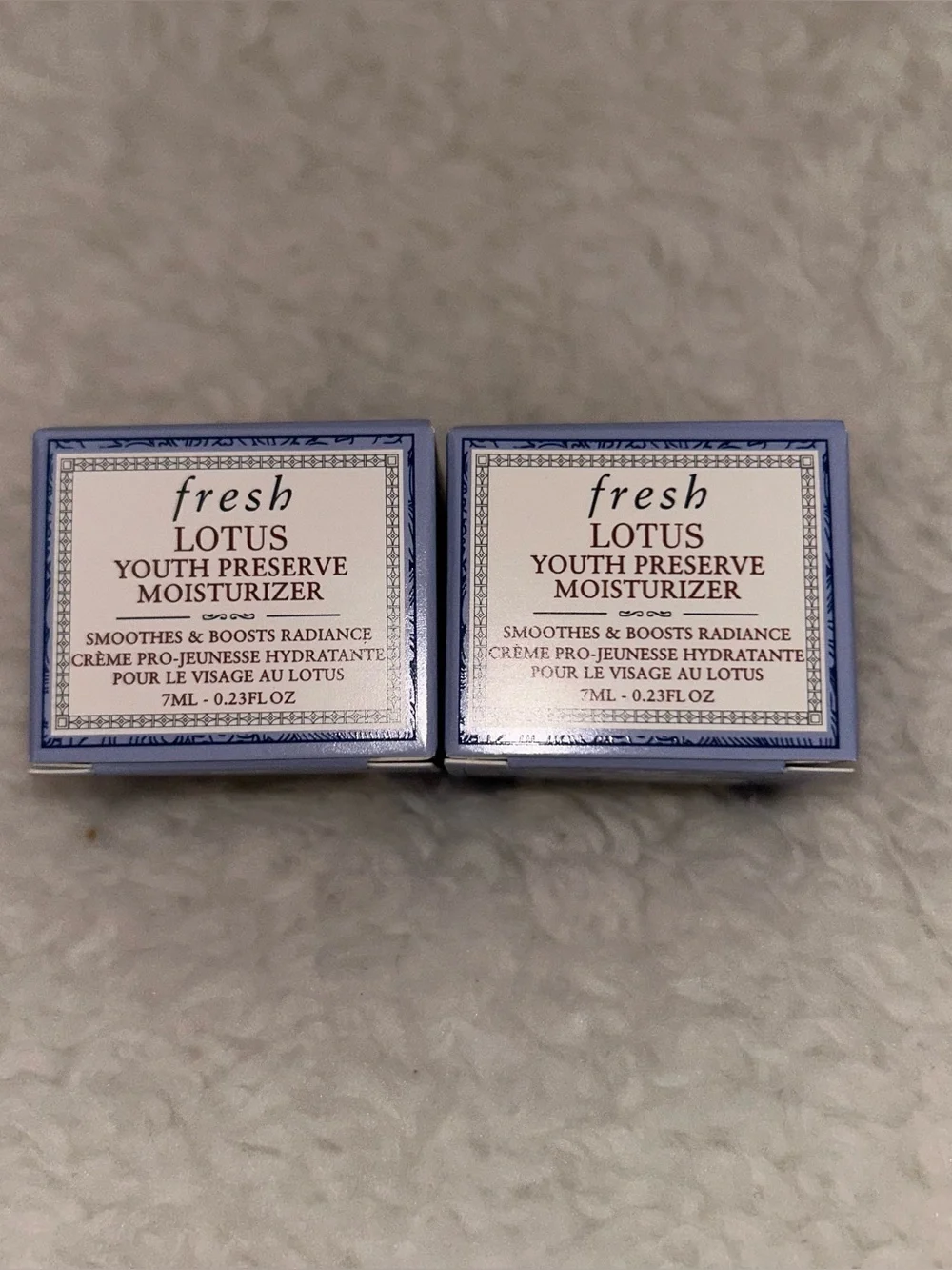 Fresh Lotus Youth Preserve Moisturizer 2 Pack NEW